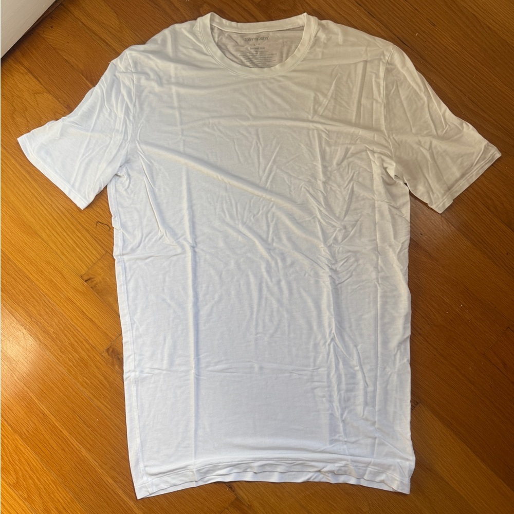 Tommy John White Short Sleeve Men's Tee